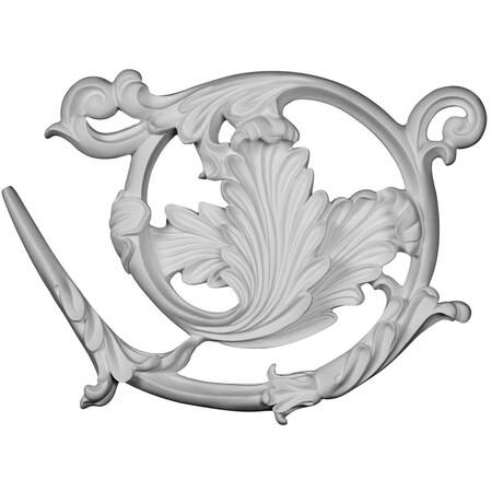 Ekena Millwork 17 5/8"W x 11 3/4"H x 1 1/4"P Bonetti Onlay, Left ONL17X11X01BO-L